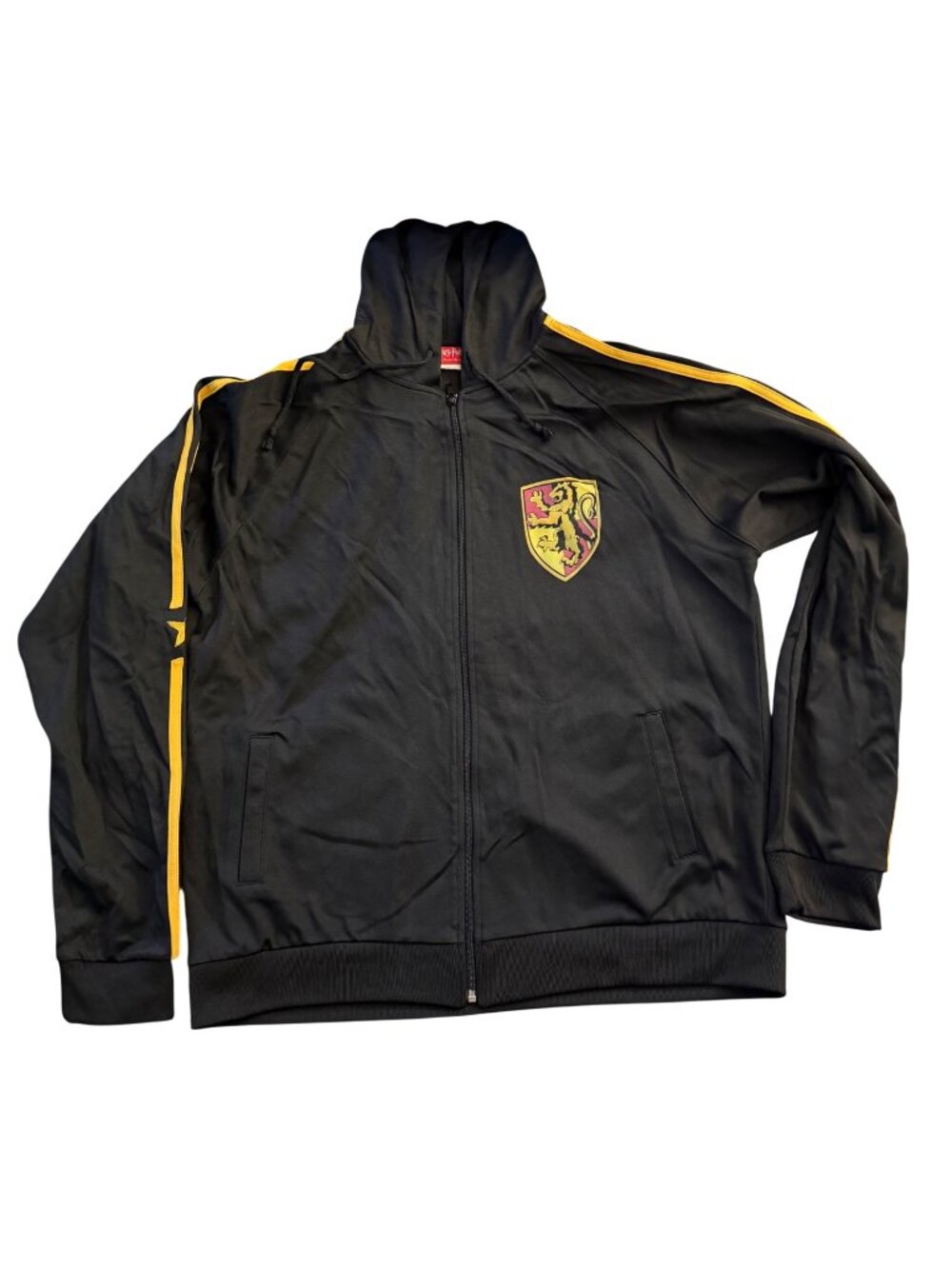 Harry Potter Vintage Gryffindor Black Zip-Up Track Jacket XXL